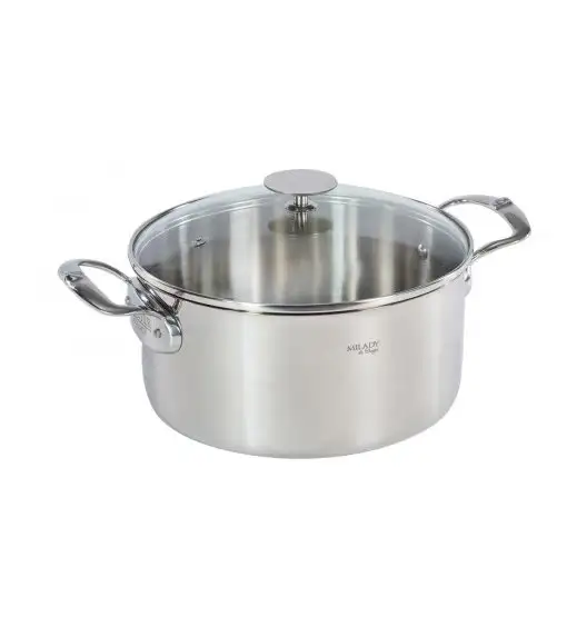 de Buyer MILADY Garnek z pokrywką 8 l / stal nierdzewna