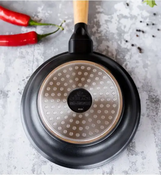 GERLACH BRAVA Komplet Garnki z pokrywkami 8 el + patelnie Gerlach Natur Evo 24, 28 cm 