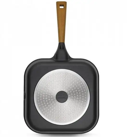 GERLACH BRAVA Komplet Garnki z pokrywkami 8 el + patelnie Gerlach Natur Evo 24, 28 cm + patelnia grillowa 24 cm 