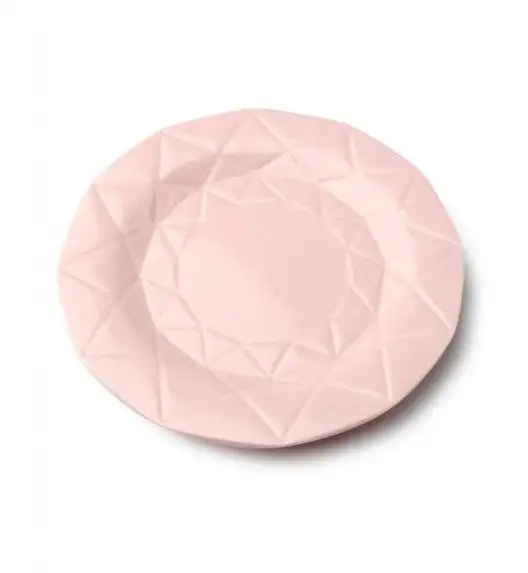 ADEL PINK Talerz obiadowy 24 cm / różowy