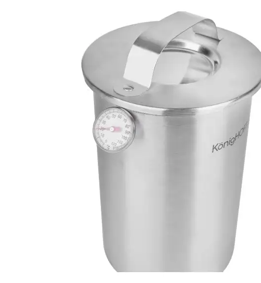 KONIGHOFFER Szynkowar ze stali nierdzewnej 1,5 kg + termometr