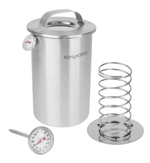 KONIGHOFFER Szynkowar ze stali nierdzewnej 1,5 kg + termometr