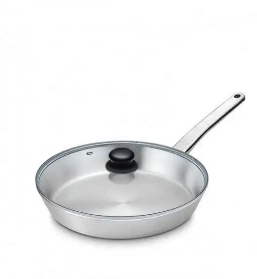 GERLACH PRESTIGE Patelnia całostalowa 28 cm + pokrywka 28 cm / indukcja