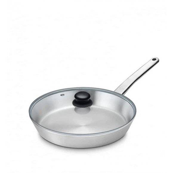 GERLACH PRESTIGE Patelnia całostalowa 28 cm + pokrywka 28 cm / indukcja