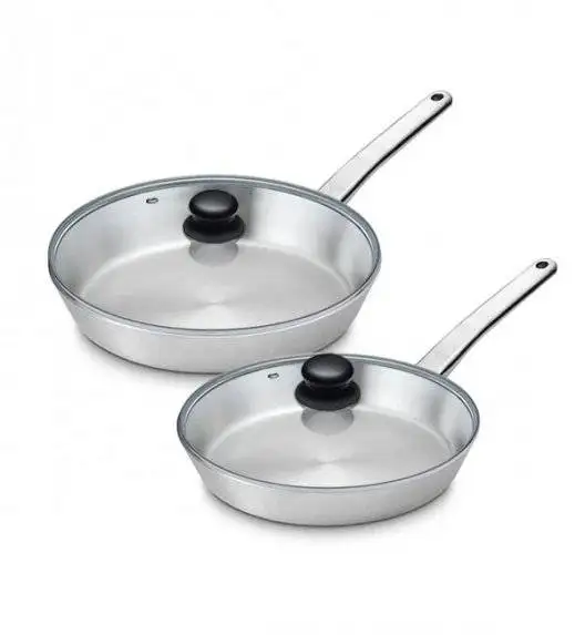 GERLACH PRESTIGE Patelnie całostalowe 24, 28 cm + pokrywki 24, 28 cm / indukcja