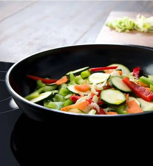 GERLACH NATUR EVO Patelnia 24 cm z powłoką ceramiczną ILAG® Non-Stick + pokrywka 24 cm