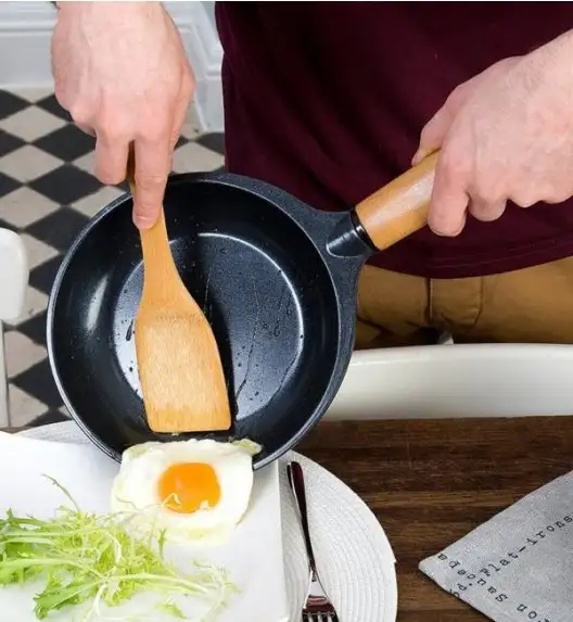 GERLACH NATUR EVO Patelnia 24 cm z powłoką ceramiczną ILAG® Non-Stick + pokrywka 24 cm