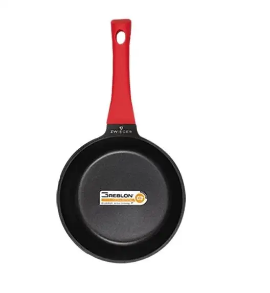 ZWIEGER OBSIDIAN Patelnia 28 cm + pokrywka / powłoka GREBLON C3+ non- stick