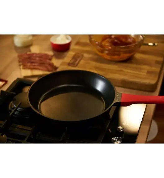 ZWIEGER OBSIDIAN Komplet patelni 20, 24, 28 cm + pokrywka 24, 28 cm / powłoka GREBLON non- stick/