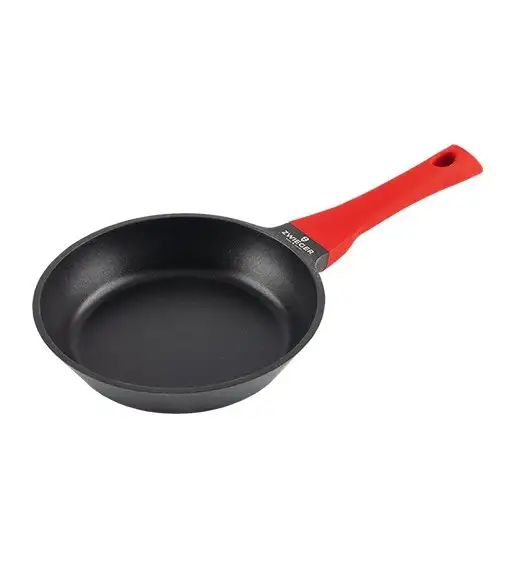 ZWIEGER OBSIDIAN Komplet patelni 20, 24, 28 cm + pokrywka 24, 28 cm / powłoka GREBLON non- stick/