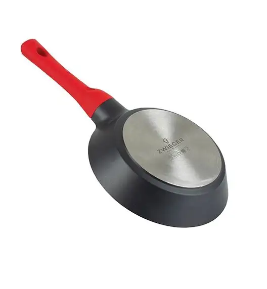 ZWIEGER OBSIDIAN Komplet patelni 20, 24, 28 cm + pokrywka 24, 28 cm / powłoka GREBLON non- stick/