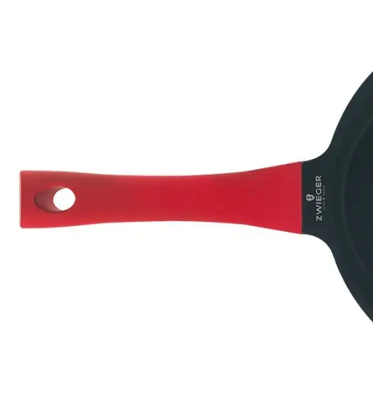 ZWIEGER OBSIDIAN Komplet patelni 20, 24, 28 cm + pokrywka 24, 28 cm / powłoka GREBLON non- stick/