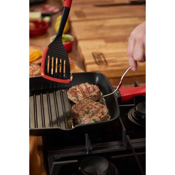 ZWIEGER OBSIDIAN Komplet patelni 20, 24, 28 cm + patelnia grillowa 28 cm / powłoka GREBLON non- stick