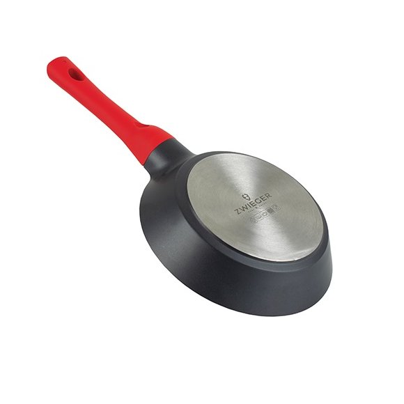 ZWIEGER OBSIDIAN Komplet patelni 20, 24, 28 cm + patelnia grillowa 28 cm / powłoka GREBLON non- stick