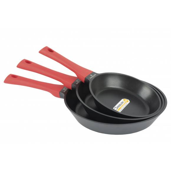 ZWIEGER OBSIDIAN Komplet garnków z pokrywkami 6 el + patelnie Zwieger Obsidian 24, 28 cm + pokrywki 24, 28 cm