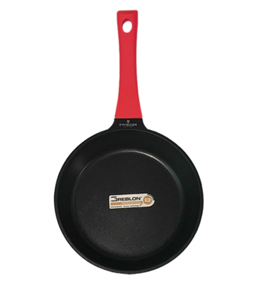 ZWIEGER OBSIDIAN Komplet garnków z pokrywkami 6 el + patelnie Zwieger Obsidian 24, 28 cm + pokrywki 24, 28 cm