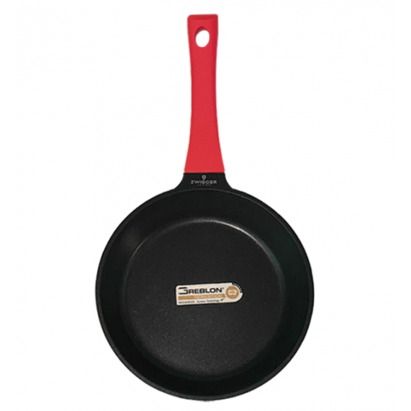 ZWIEGER OBSIDIAN Komplet garnków z pokrywkami 6 el + patelnie Zwieger Obsidian 24, 28 cm + pokrywki 24, 28 cm