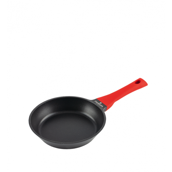 ZWIEGER OBSIDIAN Patelnia 20 cm powłoką GREBLON C3+ non- stick + pokrywka uniwersalna Tadar