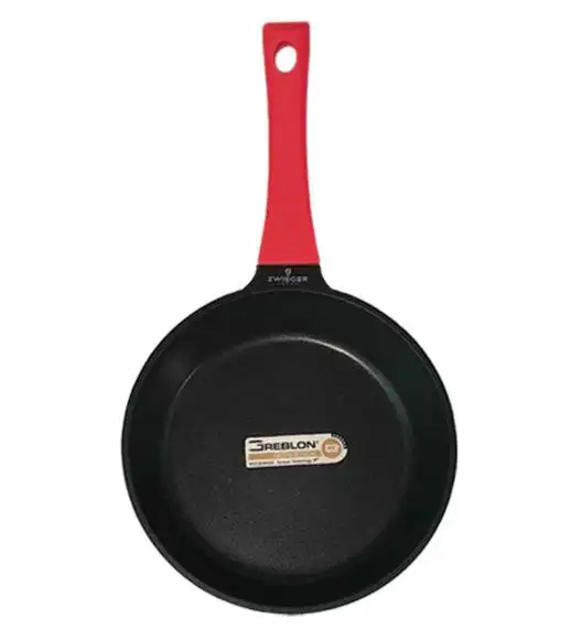 ZWIEGER PRACTI PLUS Komplet 4 garnków z pokrywkami + Obsidian patelnie 20, 24, 28 cm + grillowa 28 cm Greblon