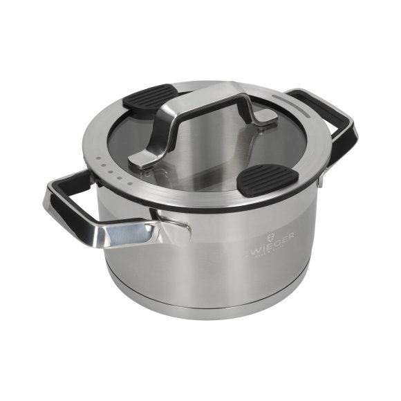 ZWIEGER KLASSIKER PRO BLACK Komplet garnków z pokrywkami 8 el / stal nierdzewna