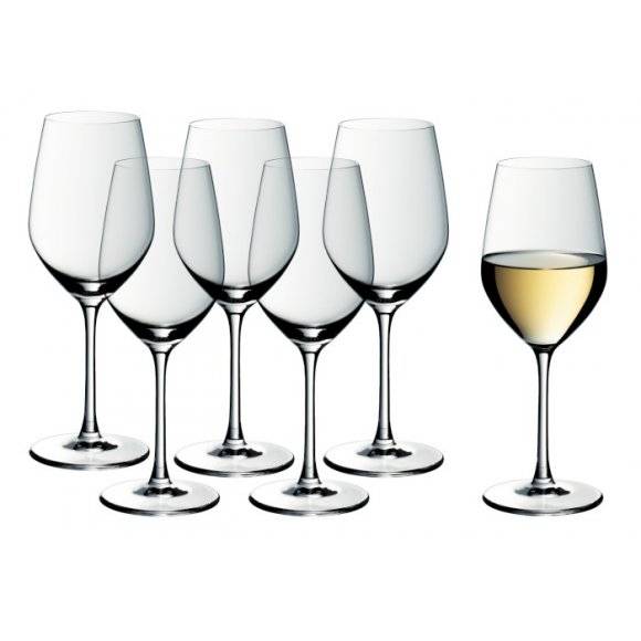 WMF Easy Zestaw 6 kieliszków do białego wina / szkło 
