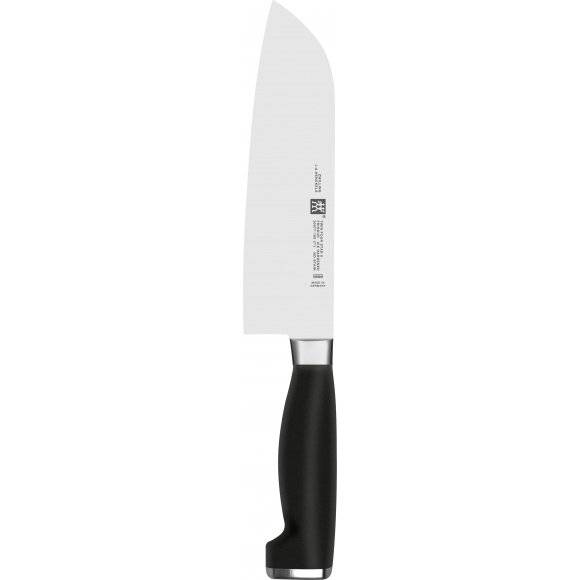 ZWILLING TWIN FOUR STAR II Nóż Santoku / 18 cm / stal nierdzewna, tworzywo sztuczne