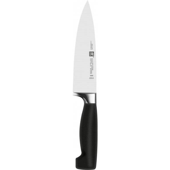 ZWILLING TWIN FOUR STAR II Zestaw 4 noży w bloku bambusowym / stal nierdzewna, tworzywo sztuczne