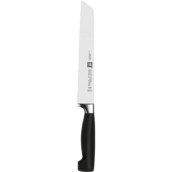 ZWILLING TWIN FOUR STAR II Zestaw 5 noży w bloku samoostrzącym / stal nierdzewna, tworzywo sztuczne