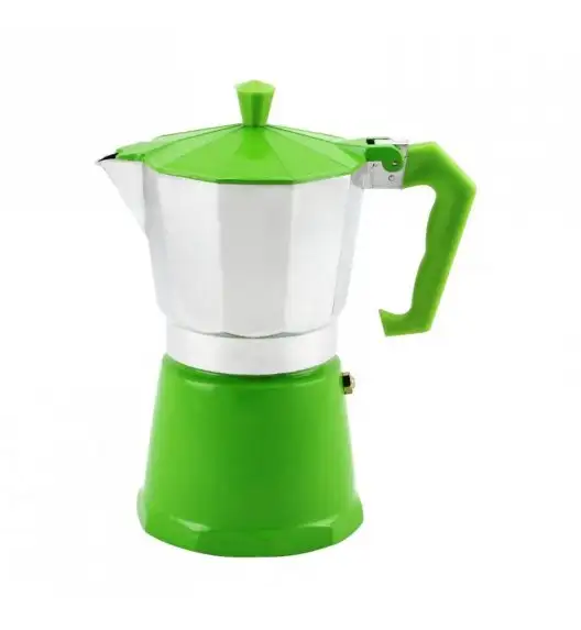 Kawiarka do espresso Tadar Orchid aluminium 300 ml/6 filiżanek zielony.