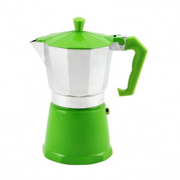 Kawiarka do espresso Tadar Orchid aluminium 300 ml/6 filiżanek zielony.
