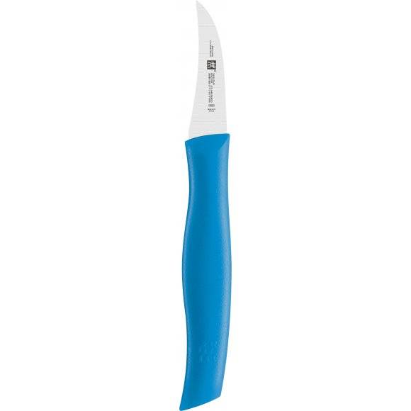 ZWILLING TWIN GRIP Nóż do obierania warzyw / 6 cm / niebieski / stal nierdzewna, tworzywo sztuczne