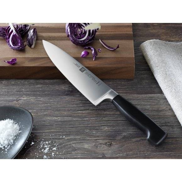 ZWILLING FOUR STAR Nóż szefa kuchni / 20 cm / stal nierdzewna, tworzywo sztuczne