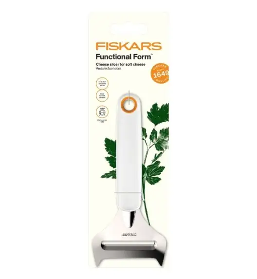 FISKARS FUNCTIONAL FORM 1016128 Skrawak do sera miękkiego / stal nierdzewna