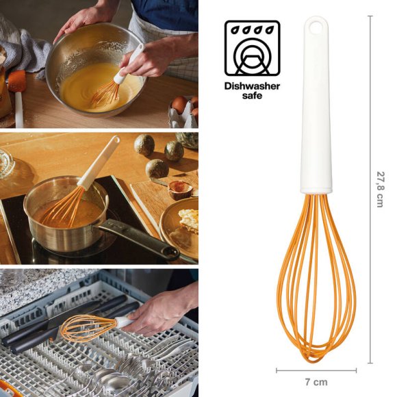 FISKARS FUNCTIONAL FORM 1023613 Trzepaczka z silikonowymi końcami / tworzywo sztuczne
