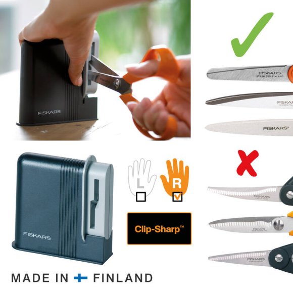 FISKARS FUNCTIONAL FORM 1000812 Ostrzałka do nożyczek Clip-Sharp