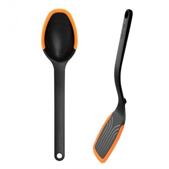 FISKARS FUNCTIONAL FORM AFF2 Komplet Łyżka + Szpatułka kuchenna 2 el / tworzywo sztuczne