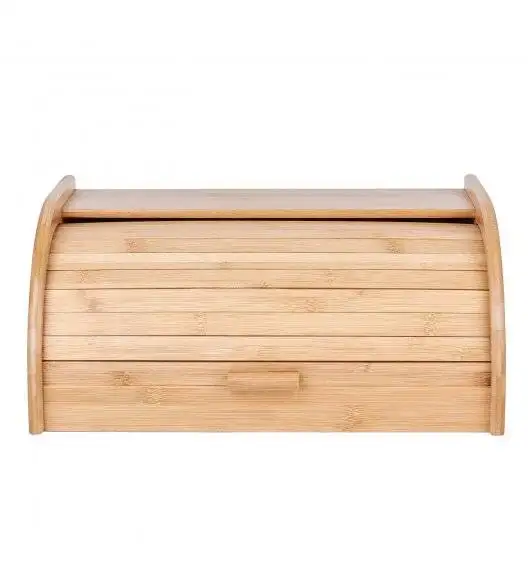 TADAR Chlebak bambusowy 27x40x18 cm / jasne drewno bambusowe
