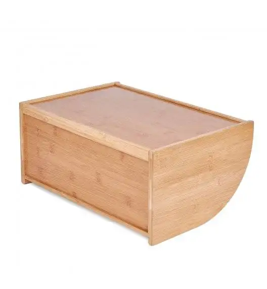 TADAR Chlebak bambusowy 27x40x18 cm / jasne drewno bambusowe