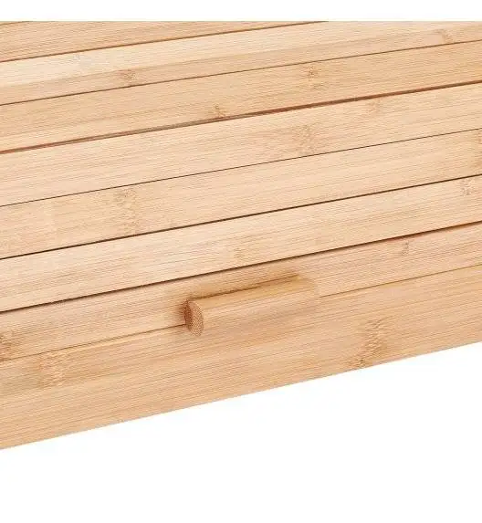 TADAR Chlebak bambusowy 27x40x18 cm / jasne drewno bambusowe