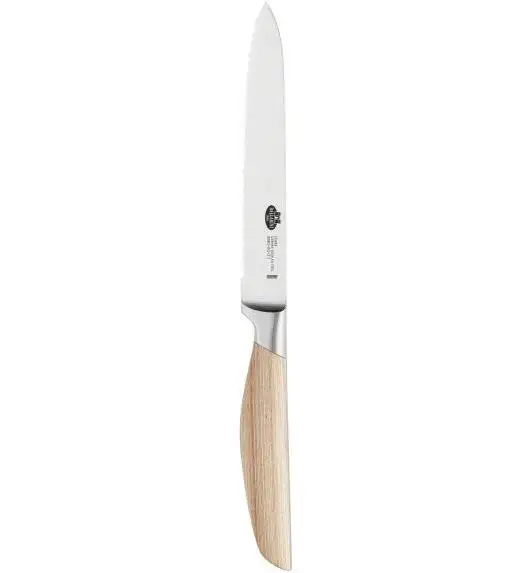 BALLARINI TEVERE Nóż uniwersalny z ząbkami / 13 cm / stal nierdzewna, drewno