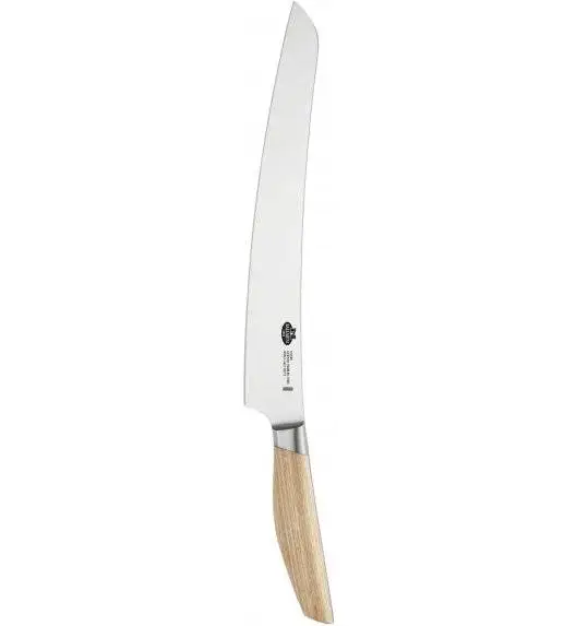BALLARINI TEVERE Nóż do pizzy / 26 cm / stal nierdzewna, drewno