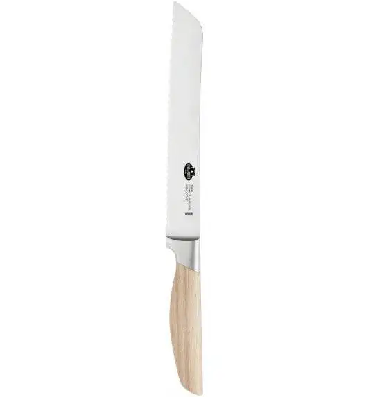 BALLARINI TEVERE Nóż do pieczywa / 20 cm / stal nierdzewna, drewno
