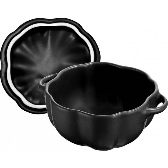 STAUB SPECIAL COCOTTE Naczynie żaroodporne dynia / 500 ml / czarny / ceramika