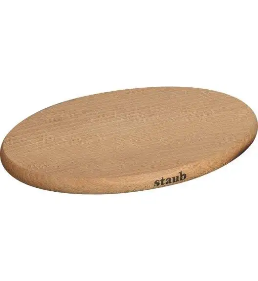 STAUB Deska magnetyczna owalna / Ø 29 cm / drewno