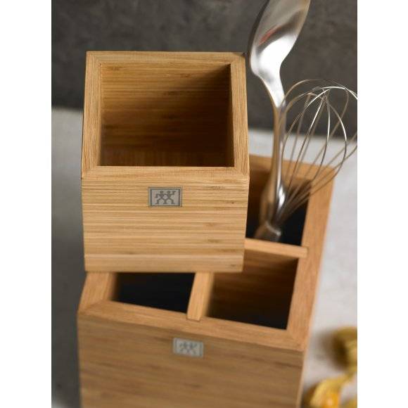 ZWILLING STORAGE Bambusowy pojemnik na akcesoria / 11 cm / drewno