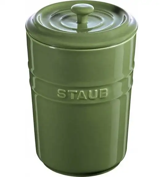 STAUB STORAGE Pojemnik do przechowywania / 1,5 l / zielony / ceramika
