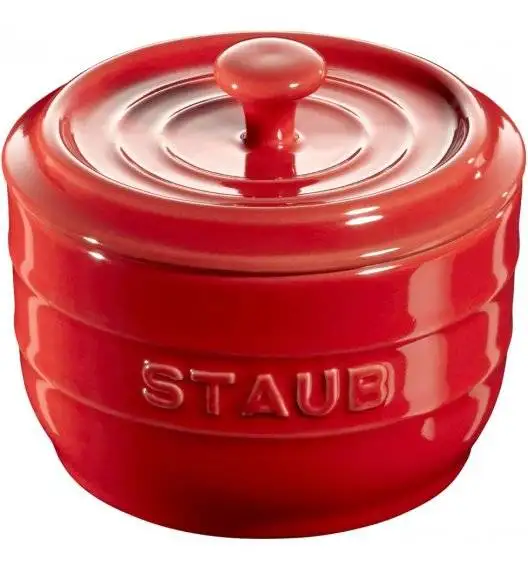STAUB STORAGE Pojemnik na sól / 250 ml / czerwony / ceramika