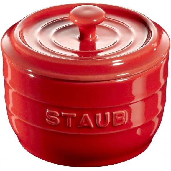 STAUB STORAGE Pojemnik na sól / 250 ml / czerwony / ceramika