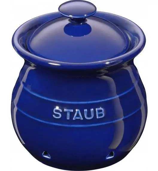 STAUB STORAGE Pojemnik do przechowywania czosnku / 500 ml / niebieski / ceramika