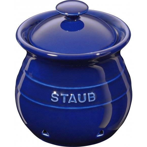 STAUB STORAGE Pojemnik do przechowywania czosnku / 500 ml / niebieski / ceramika